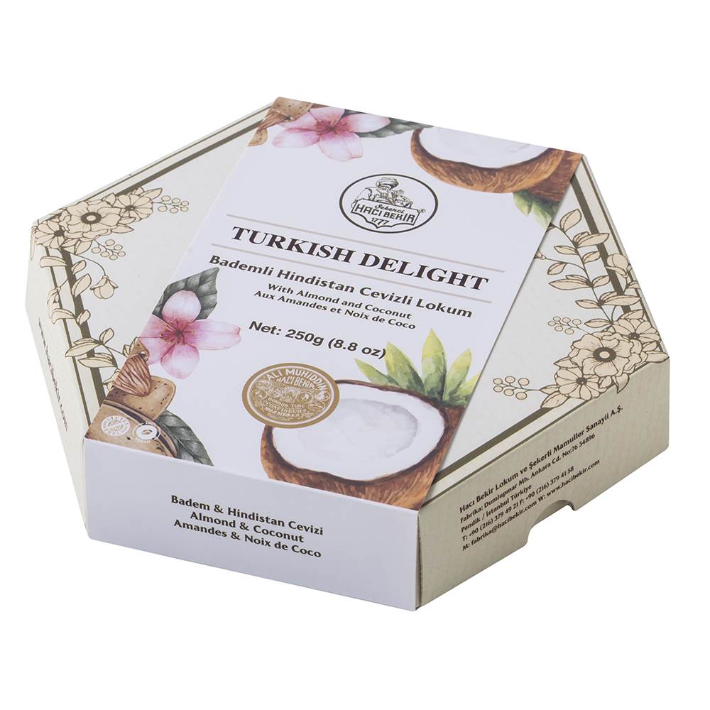 Bademli Hindistan Cevizli Lokum