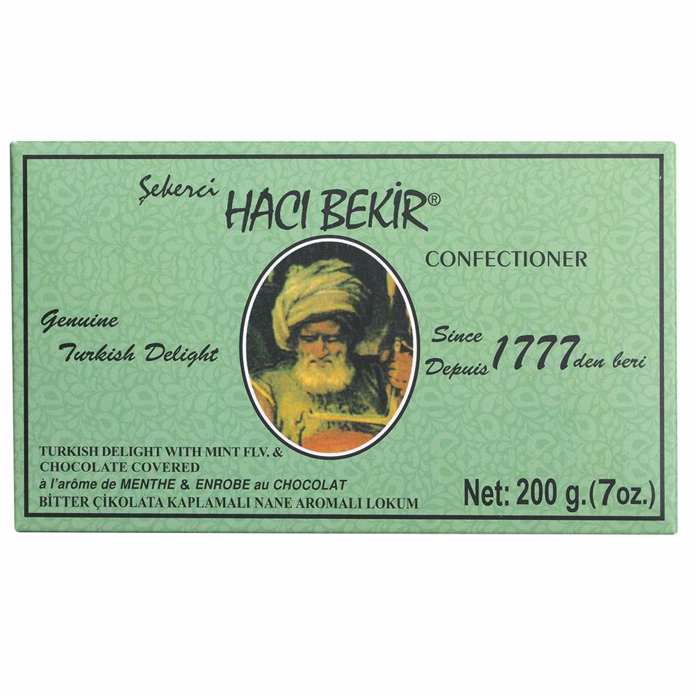 Bitter Çikolata Kaplamalı Naneli Lokum 200 gr.