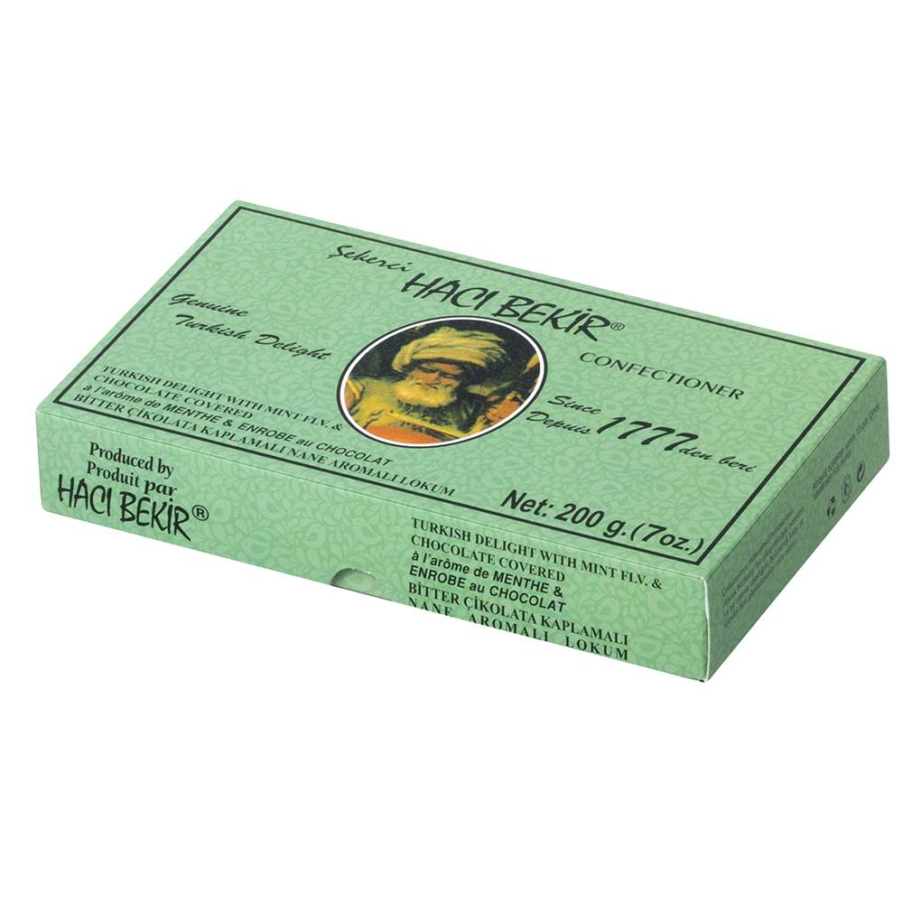 Bitter Çikolata Kaplamalı Naneli Lokum 200 gr.