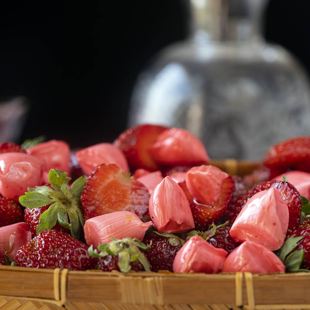 Çilek Aromalı Akide Şekeri