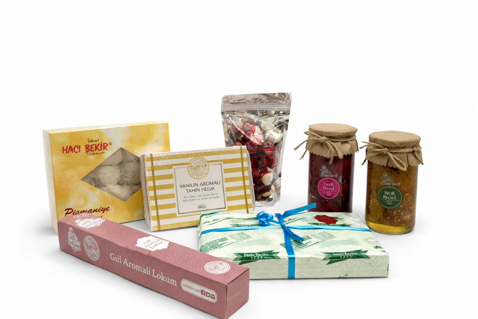 Ramazan Çantası – Sade Helva ve Çilek & İncir Reçeli