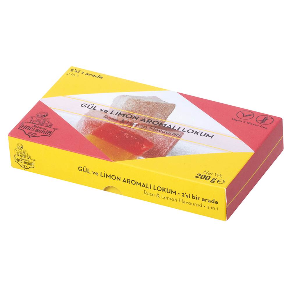 Güllü ve Limonlu Lokum