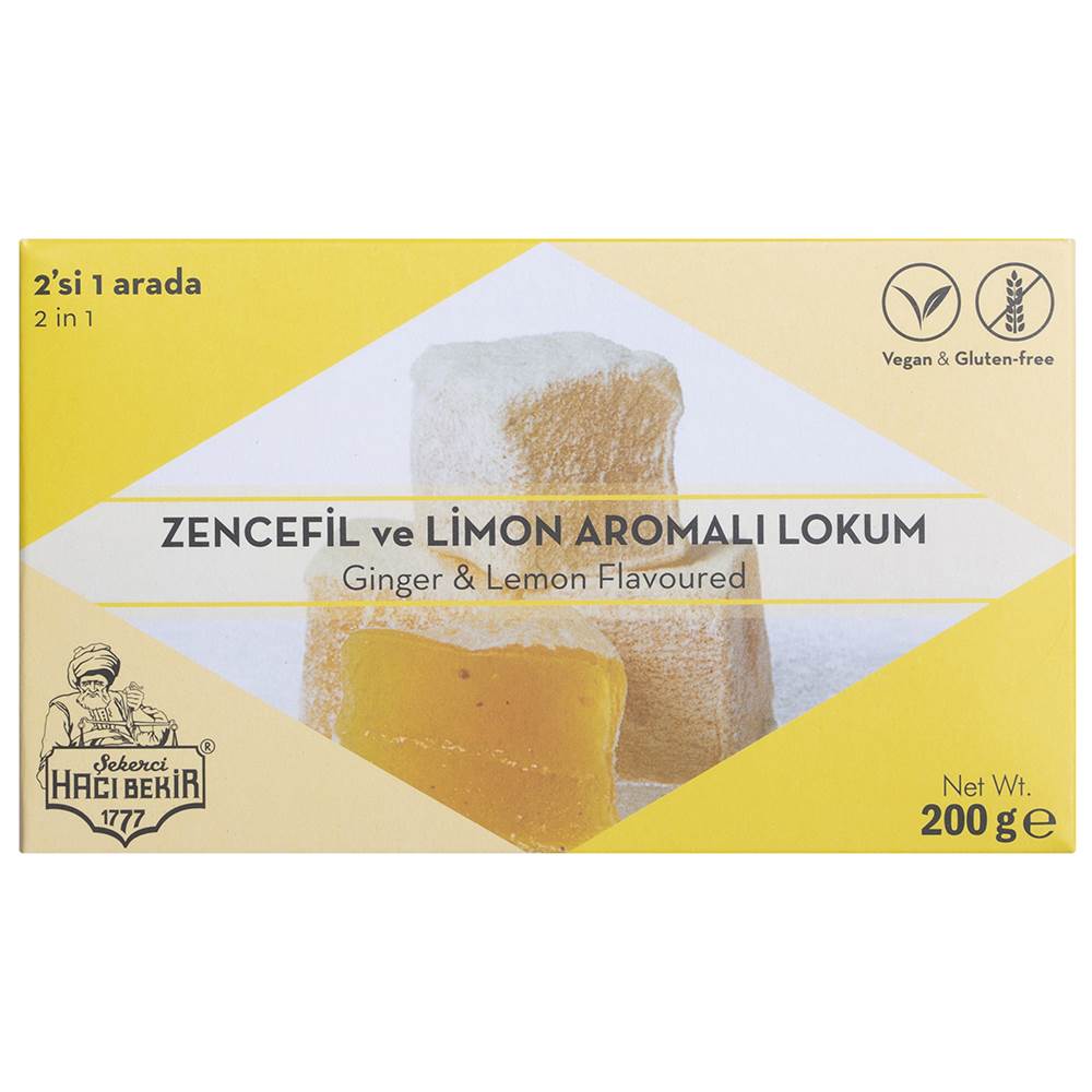Zencefilli ve Limonlu Lokum