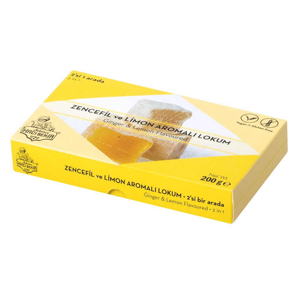 Zencefilli ve Limonlu Lokum