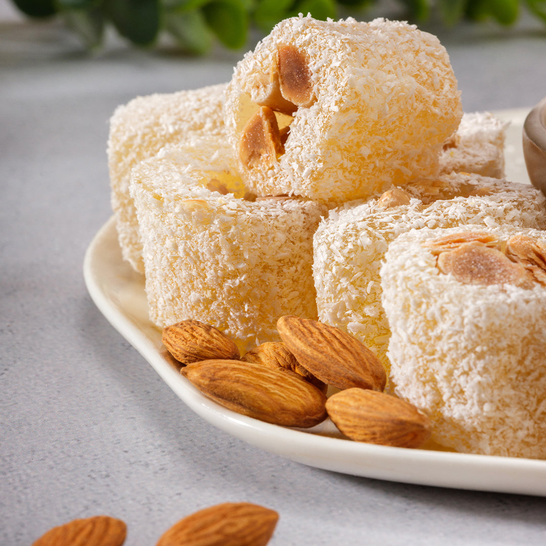 Almond and Coconut Turkish Delight
