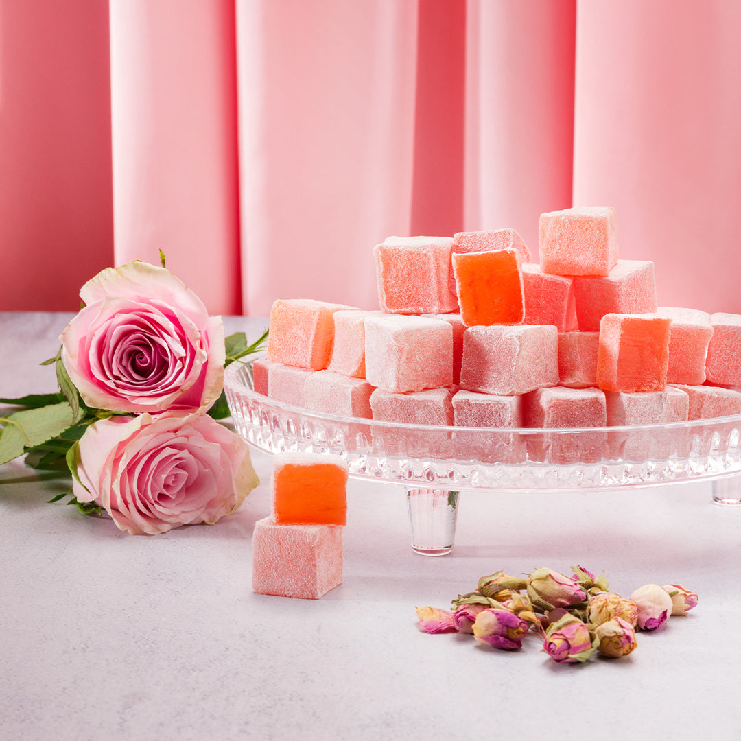 Rose Flavored Turkish Delight 1000 gr.