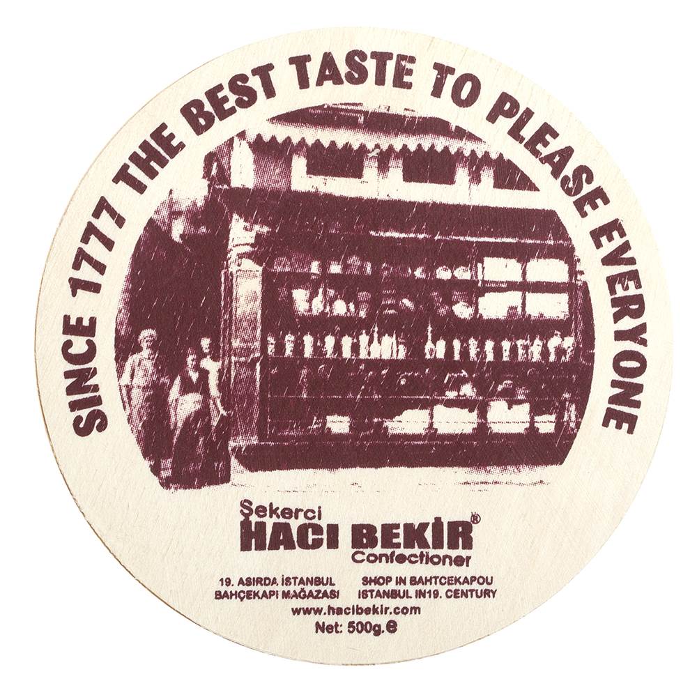 Lokum mit extra Pistazien – Holzkiste 500 gr.