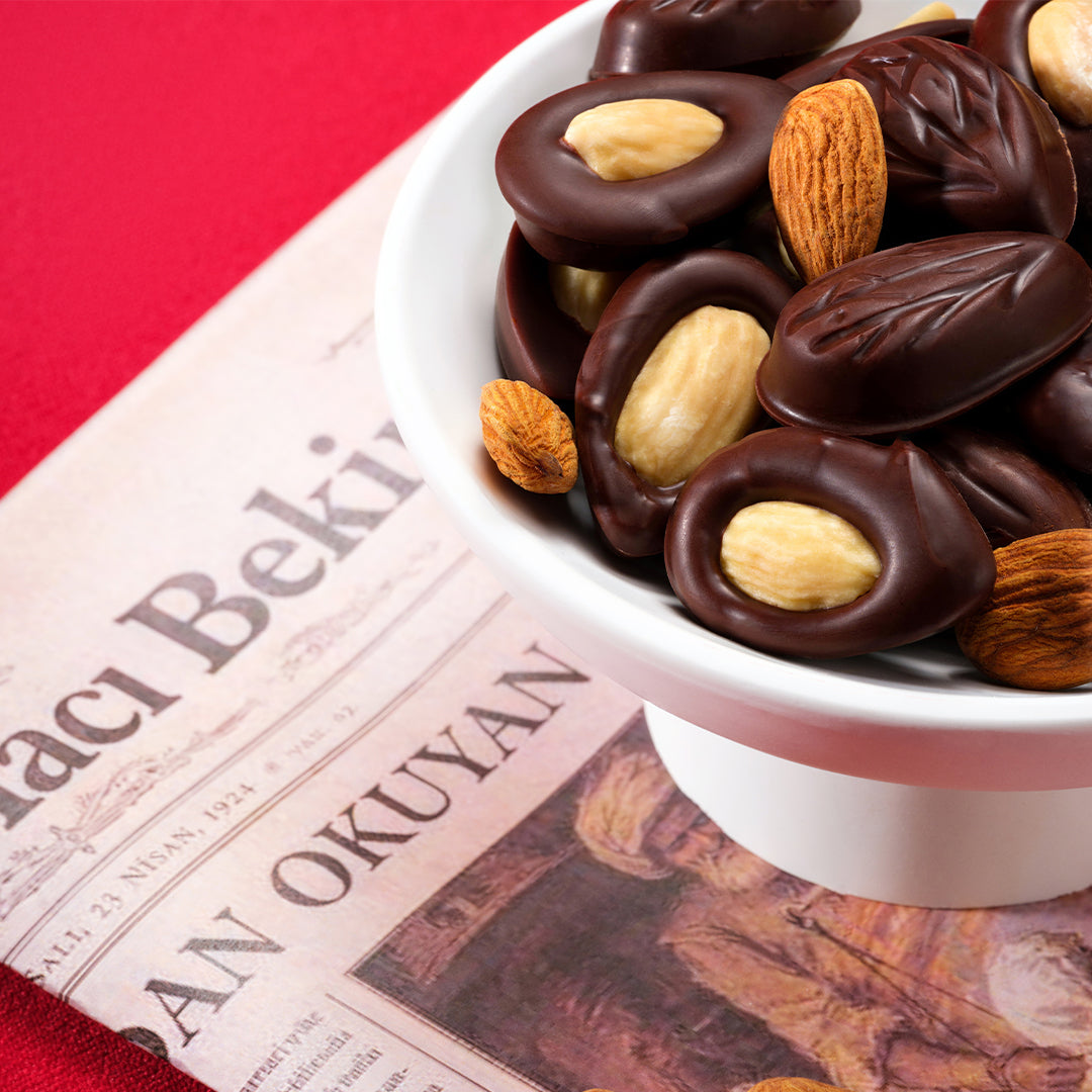 Chocolate Covered Pistachio Turkish Delight, Walnut and Almond Madlen