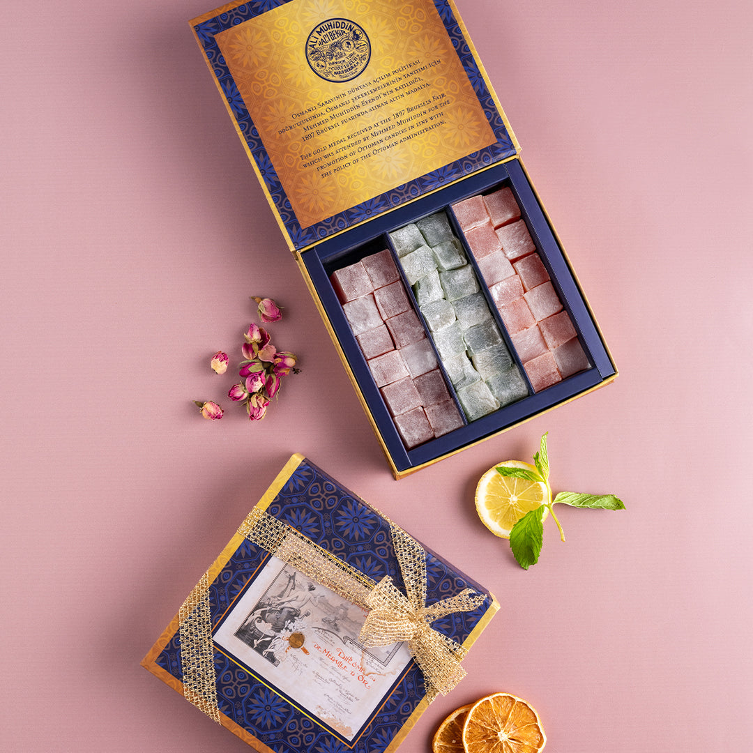 Güllü, Portakallı ve Naneli Limonlu Lokum